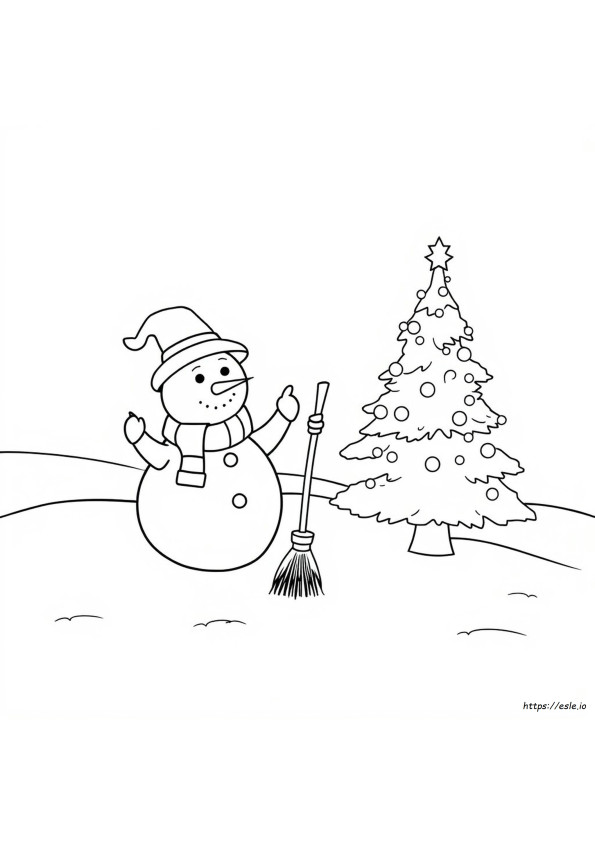 Coloriages Bonhomme De Neige Pour Adultes