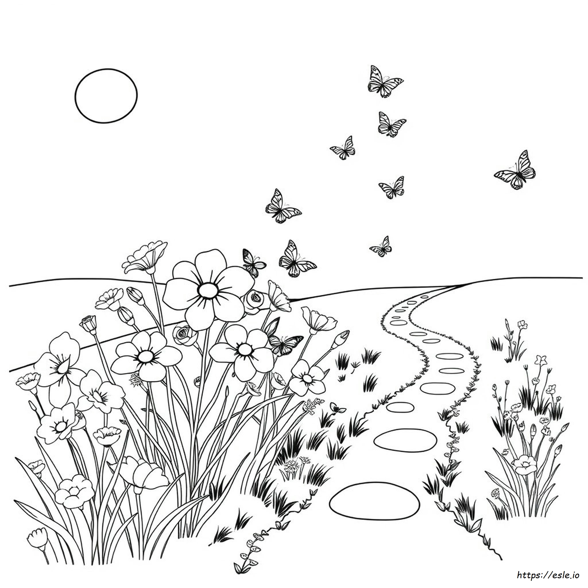Floral Colouring Pages