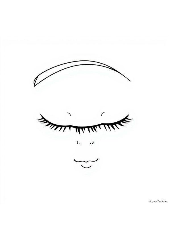 Eye Coloring Pages