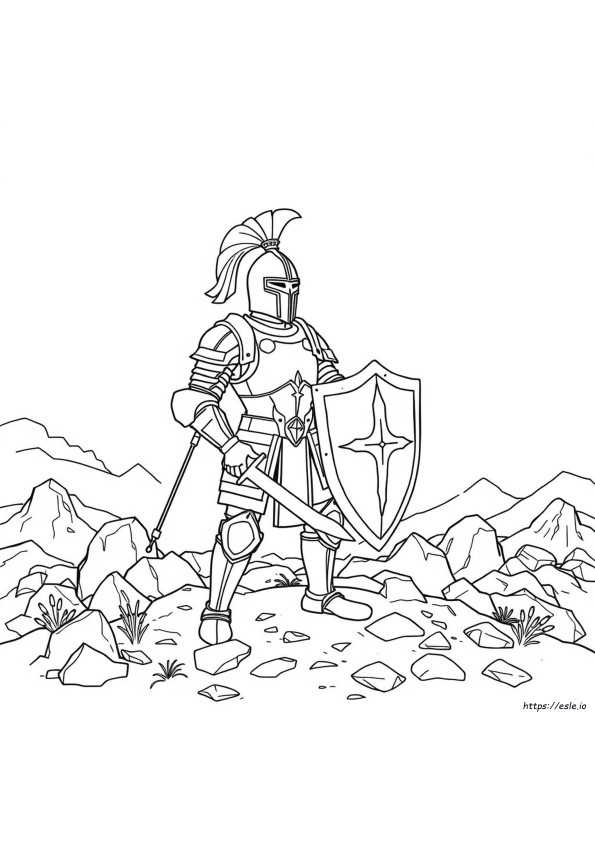 Shining Armor Coloring Pages
