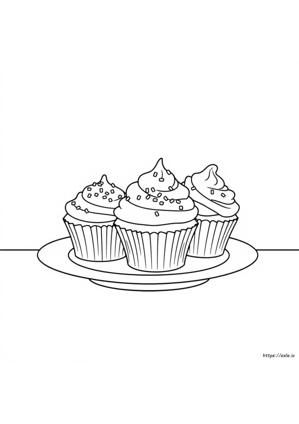 Cupcake Da Colorare