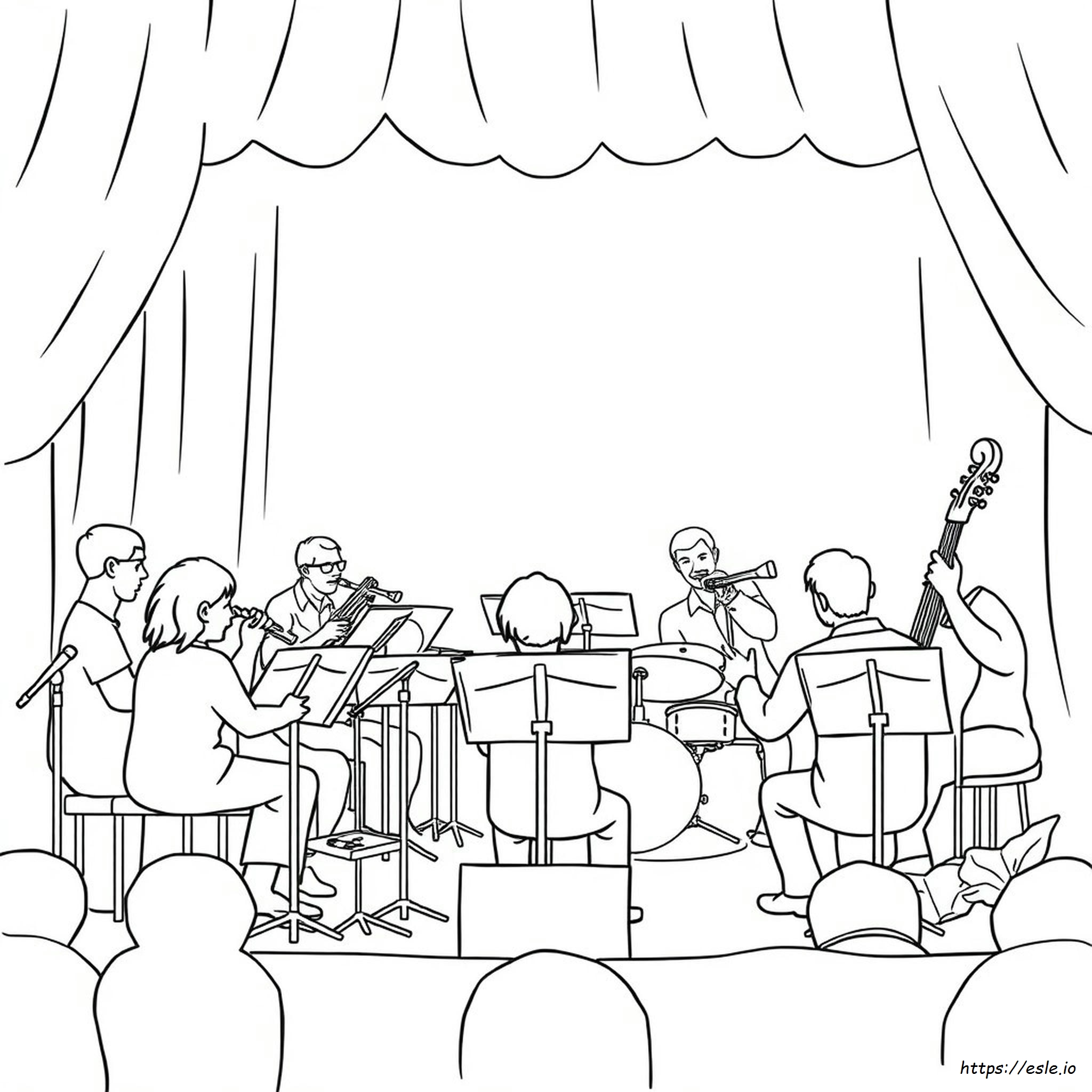Páginas Para Colorear Para La Clase De Música