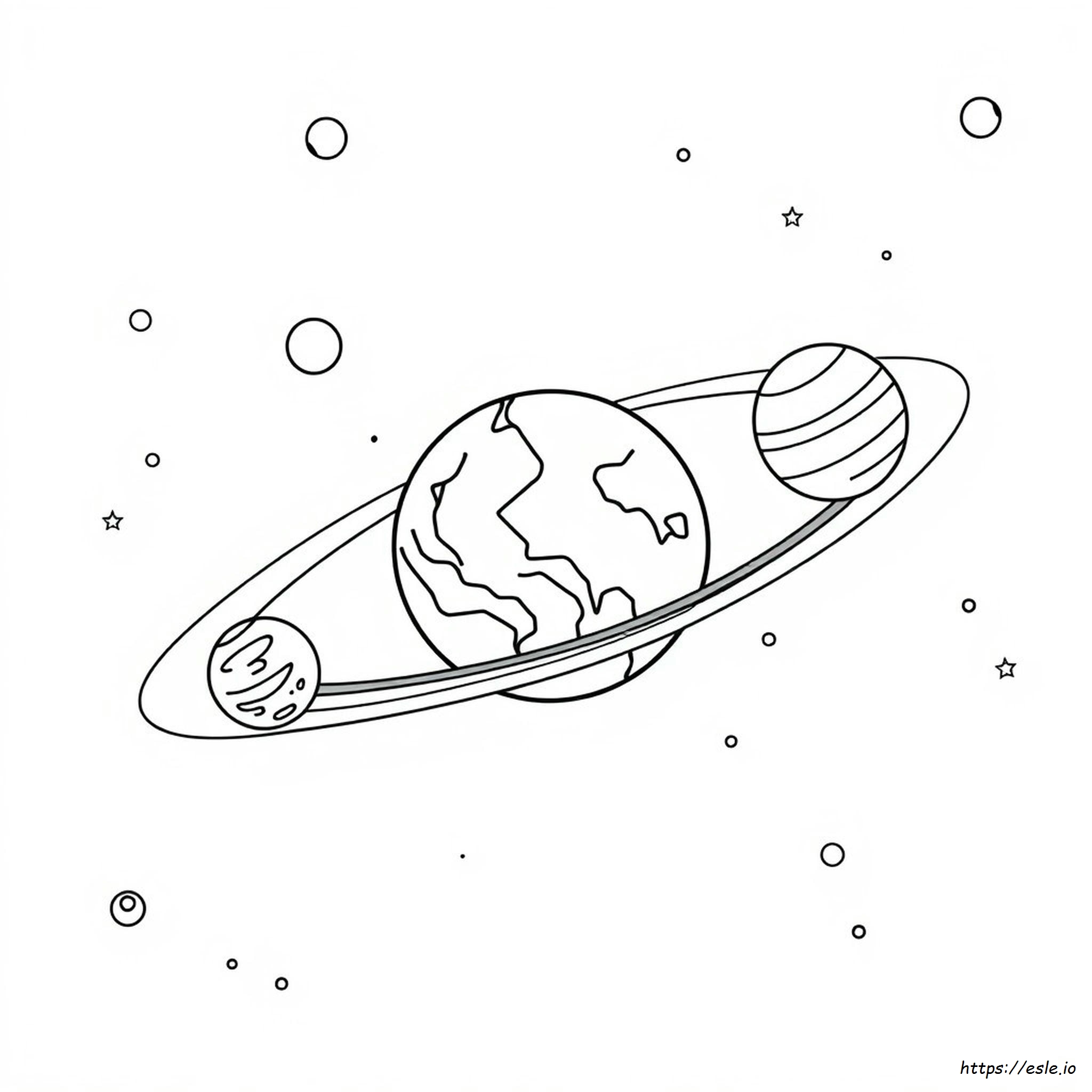 Solar System Coloring Book