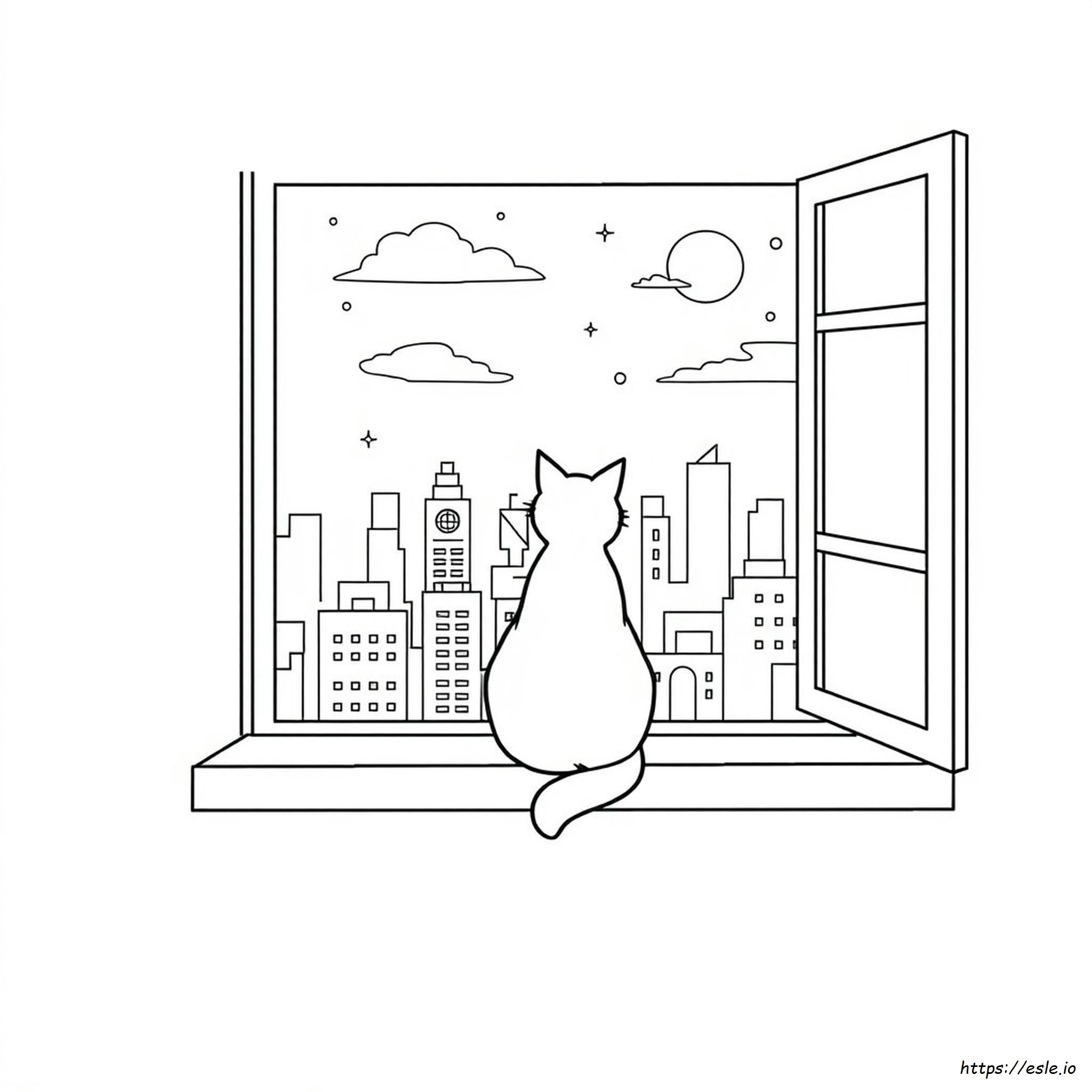 Adult Coloring Pages Cat