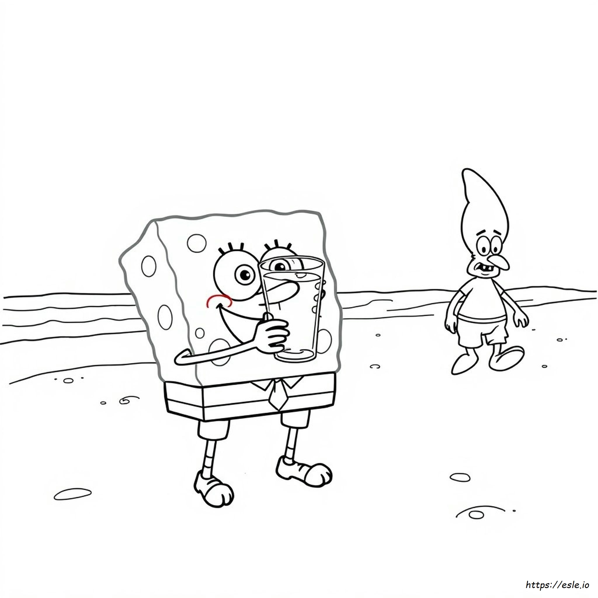 Bob Esponja Para Colorear