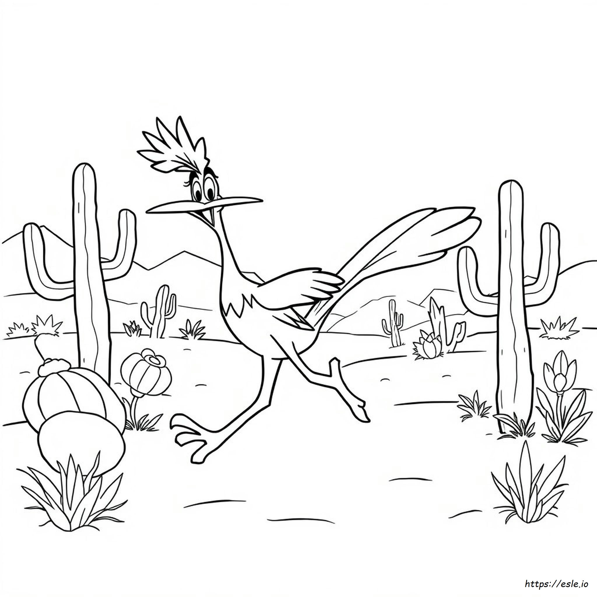 Road Runner Cartoon Coloring Pages
