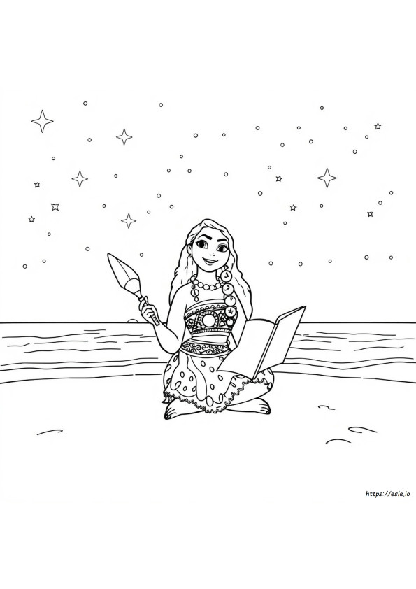 Moana Da Colorare