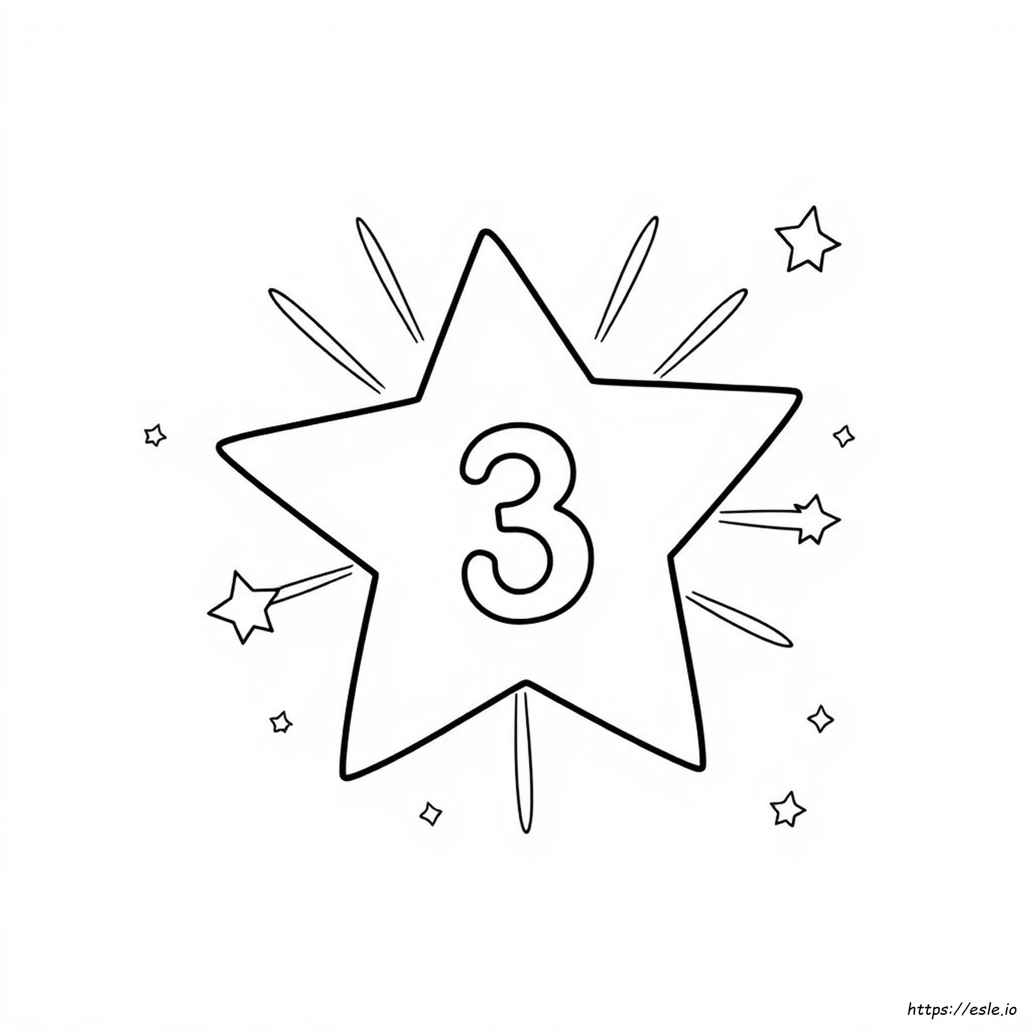 Coloring Sheet Number 3 Coloring Page