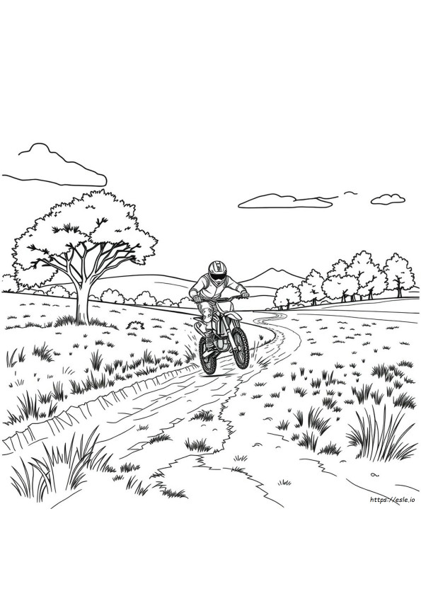 Disegni Da Colorare Moto Da Cross