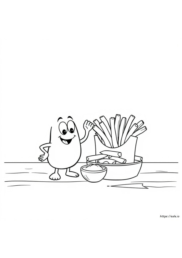 Chip És Potato Színezőkönyv