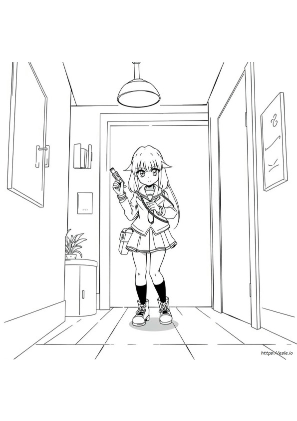 Disegni Da Colorare Anya Forger Di Anime