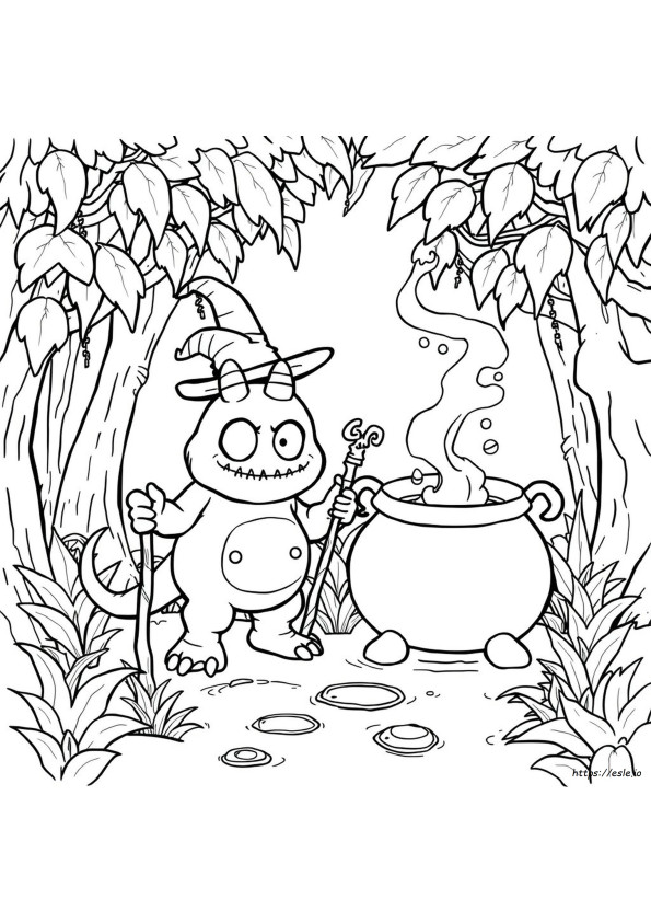 Monster Bubba Bubbaphant Coloring Page