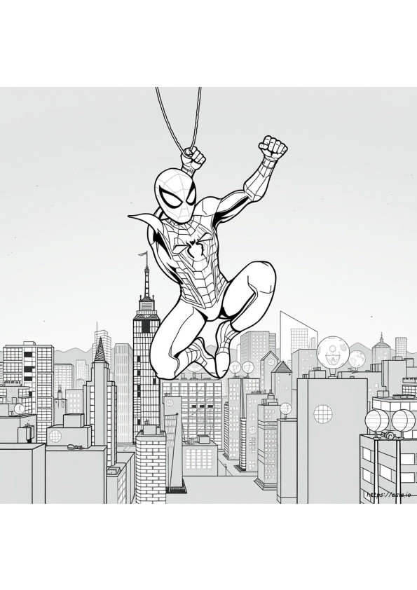Coloriage Iron Spider-Man