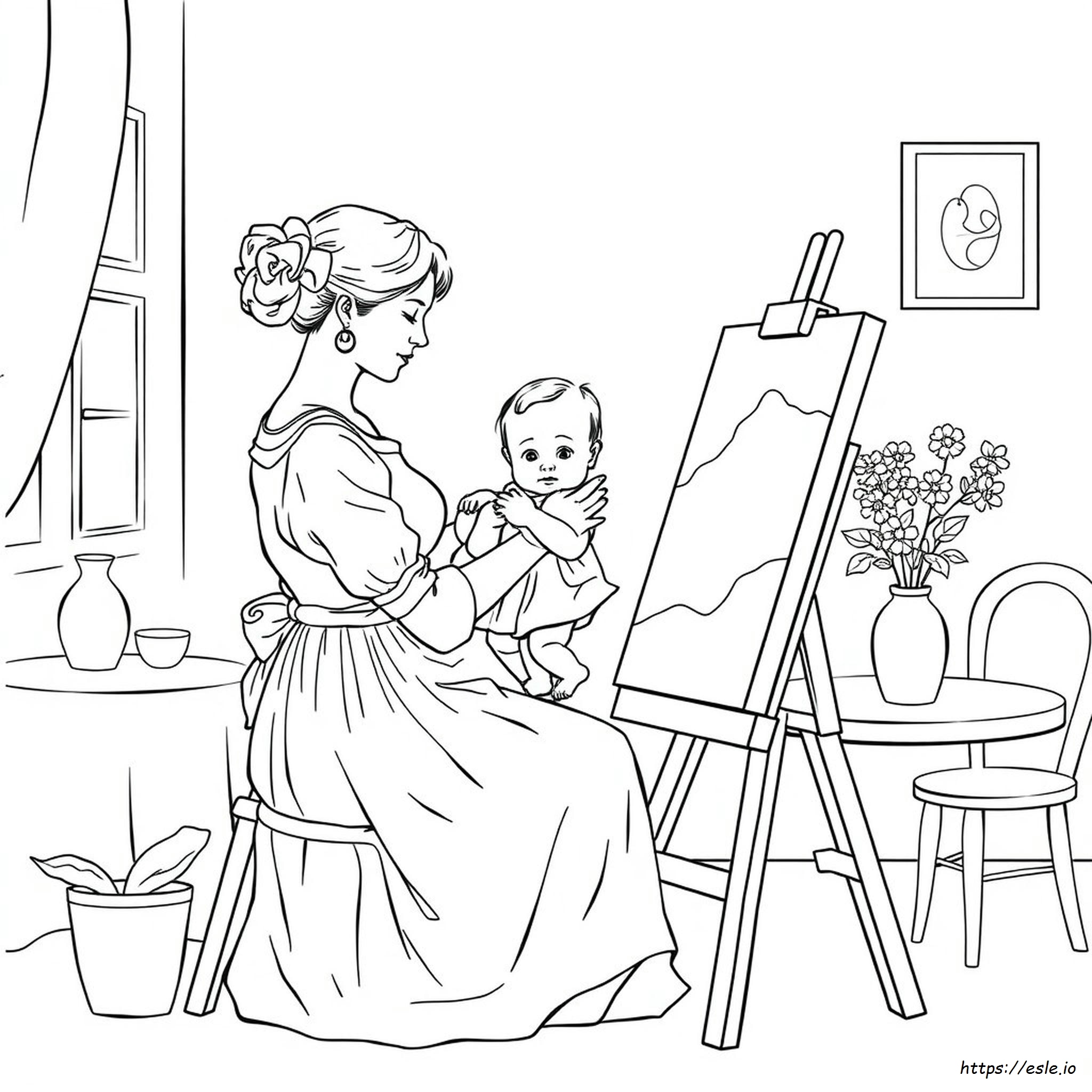 Mary Cassatt Da Colorare