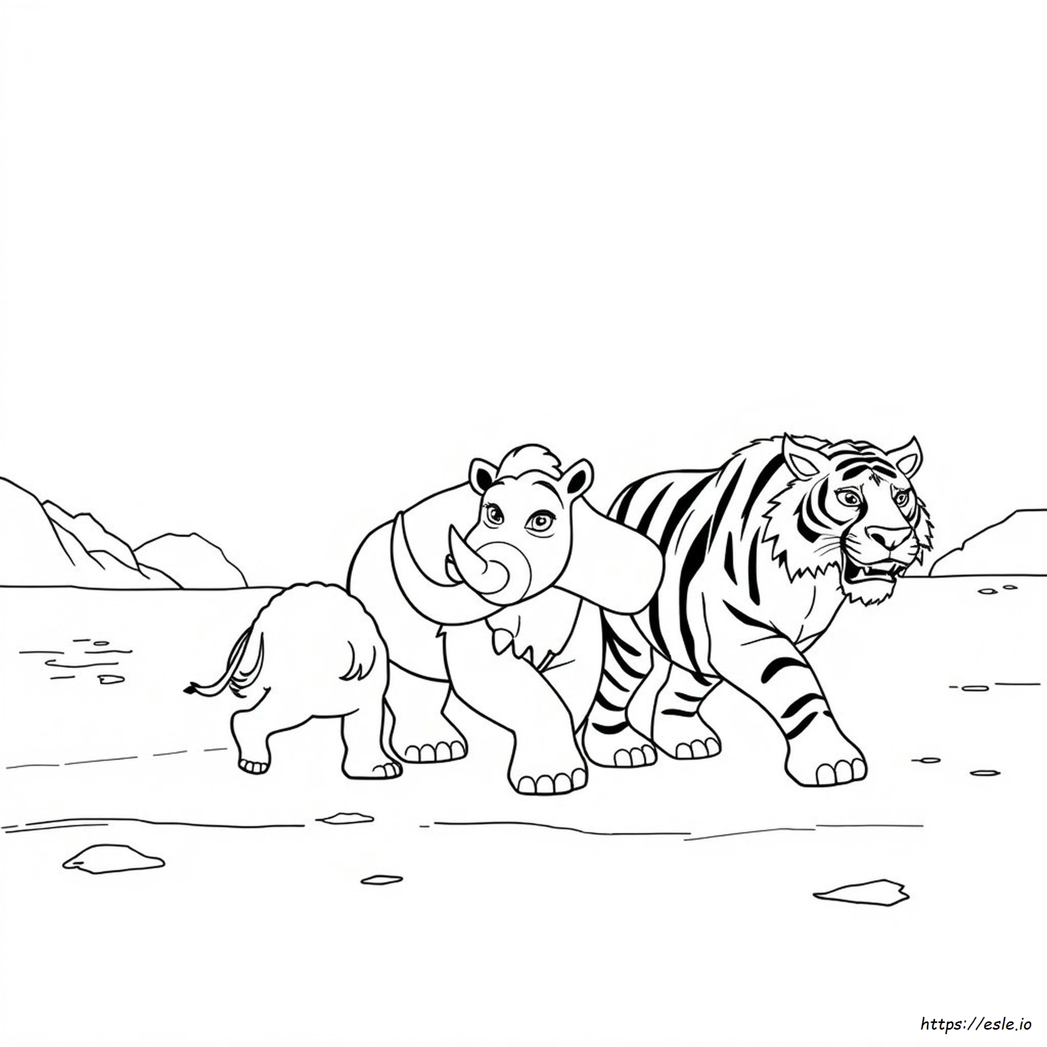 Ice Age 1 Coloring Pages