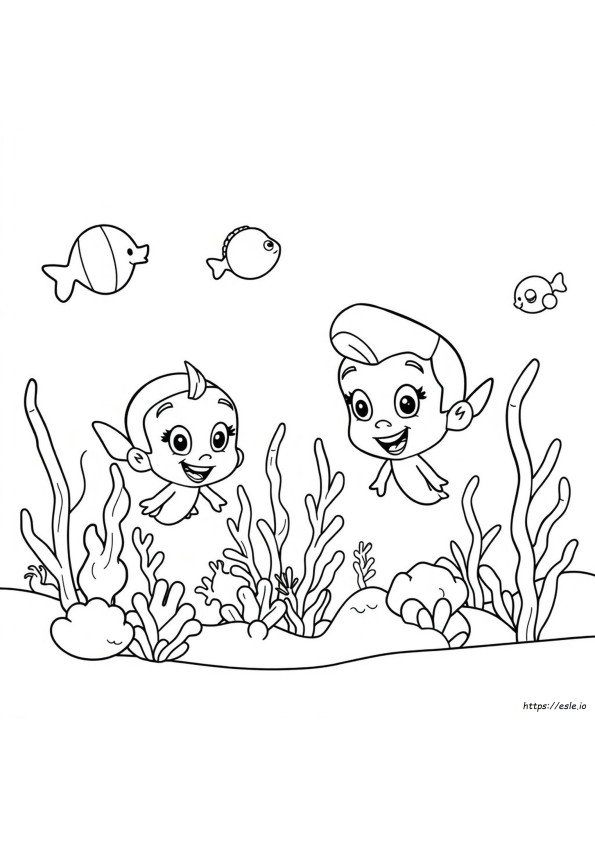 Bubble Guppies Printable Coloring Pages