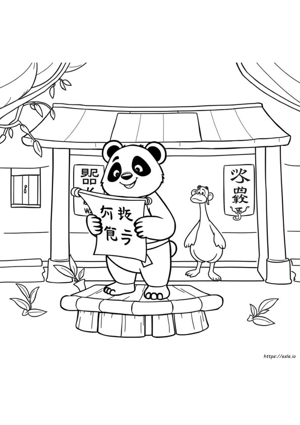Kung Fu Panda 3 Ausmalbilder
