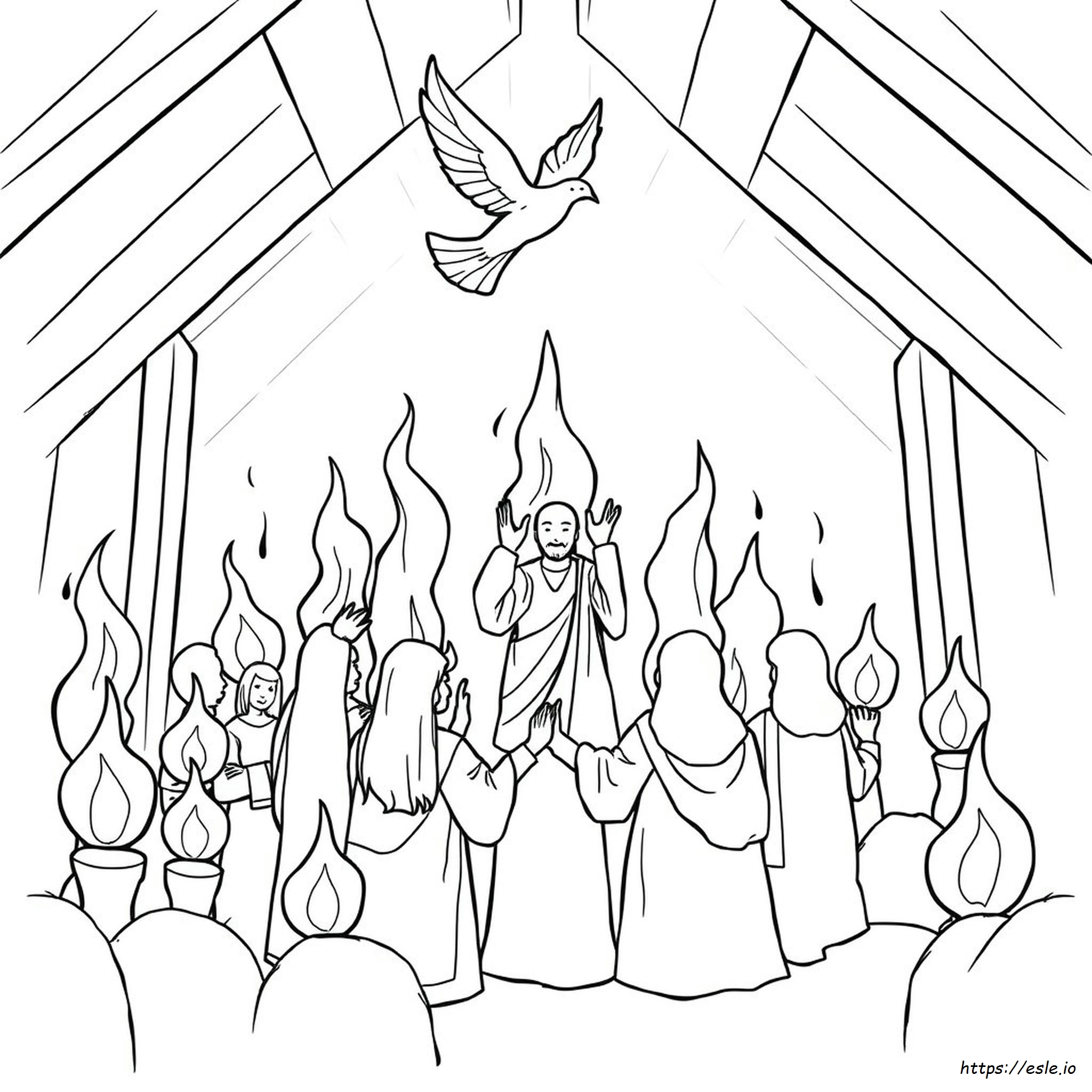 Pentecost Coloring Page Pdf