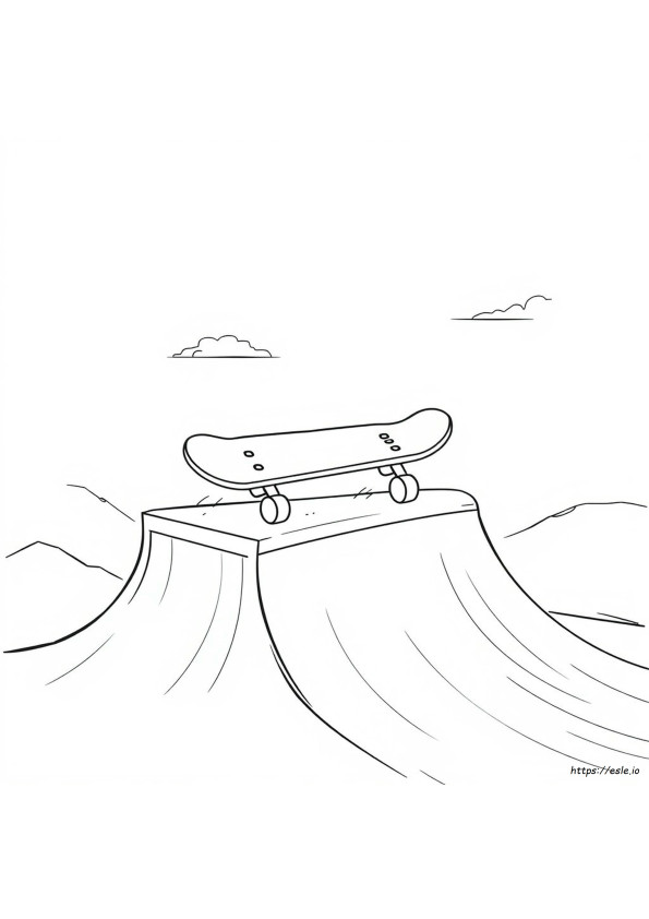 Skateboard Ausmalbilder