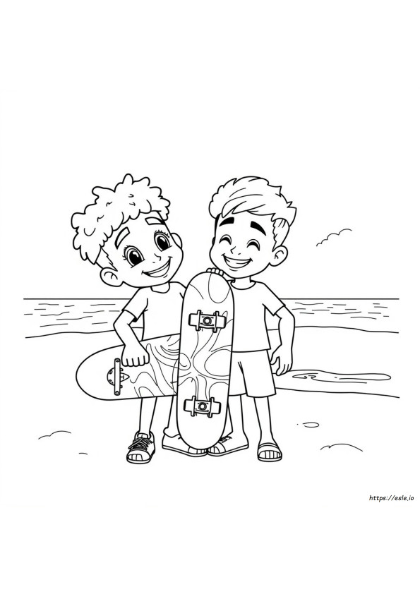 Ayo And Teo Coloring Pages