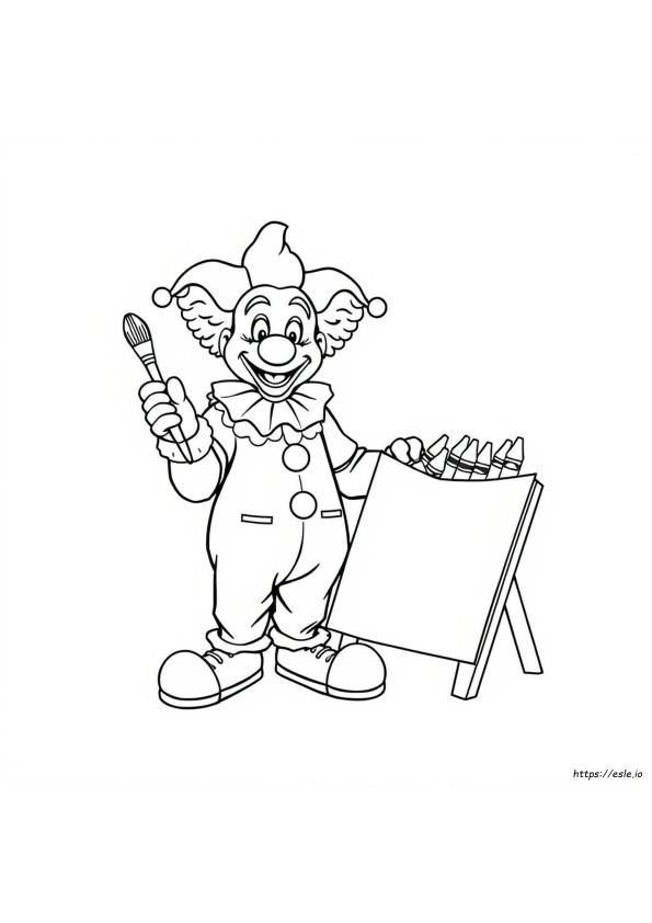 Coloriage Clown