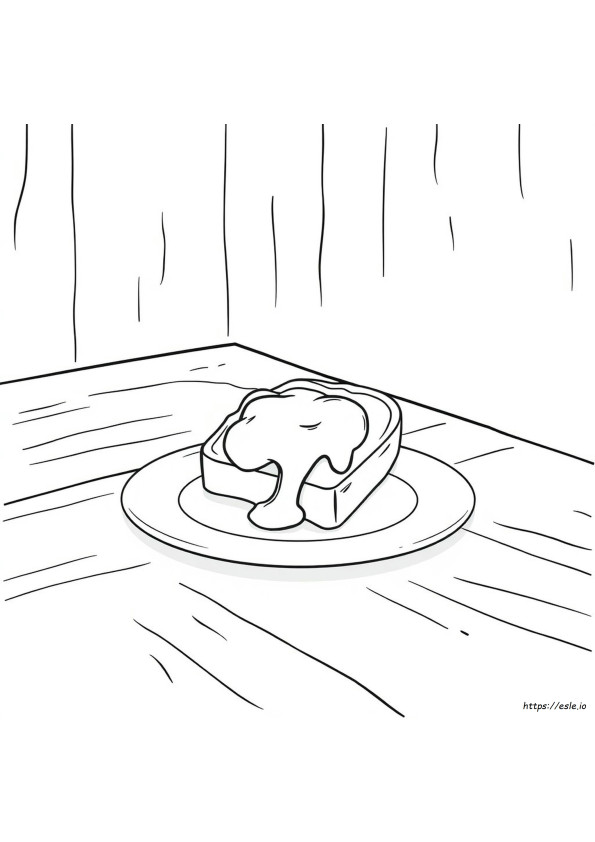 Jam Coloring Page