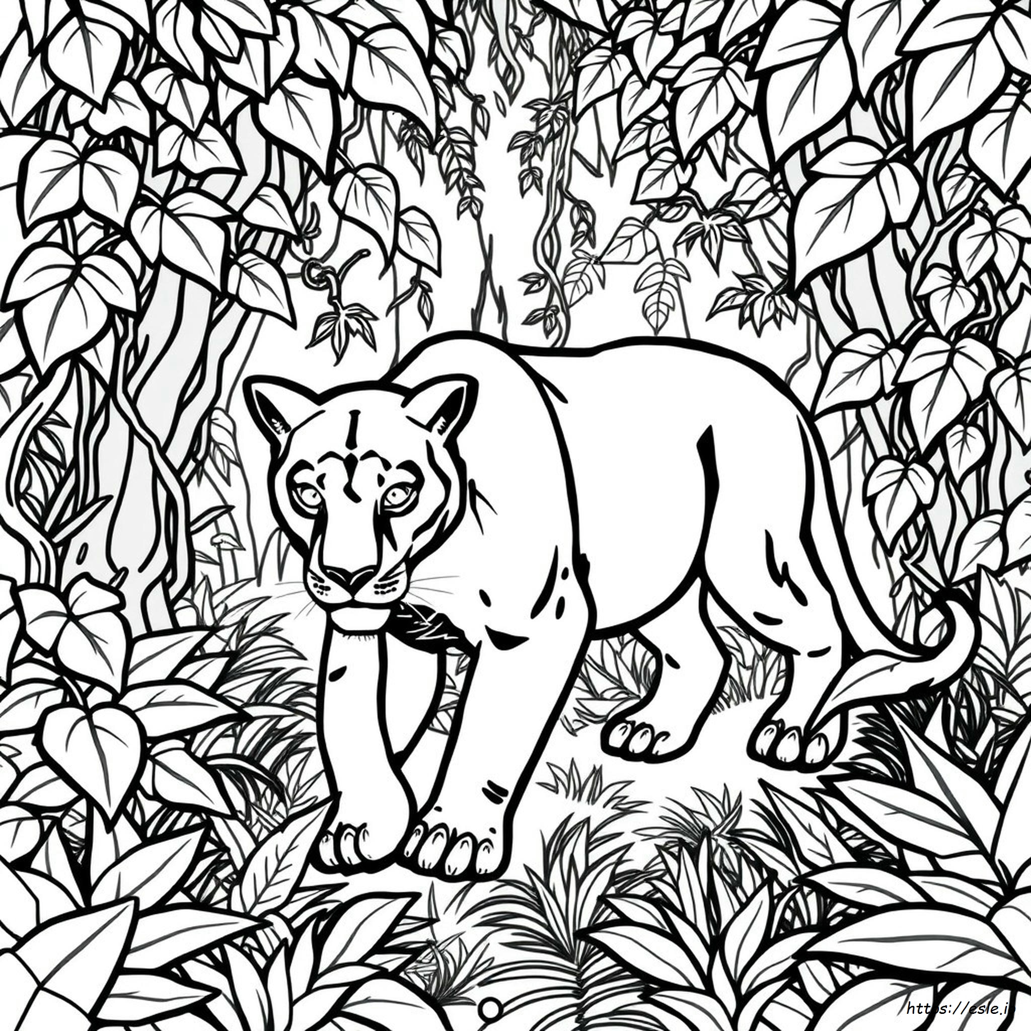 Black Panther Malbuch