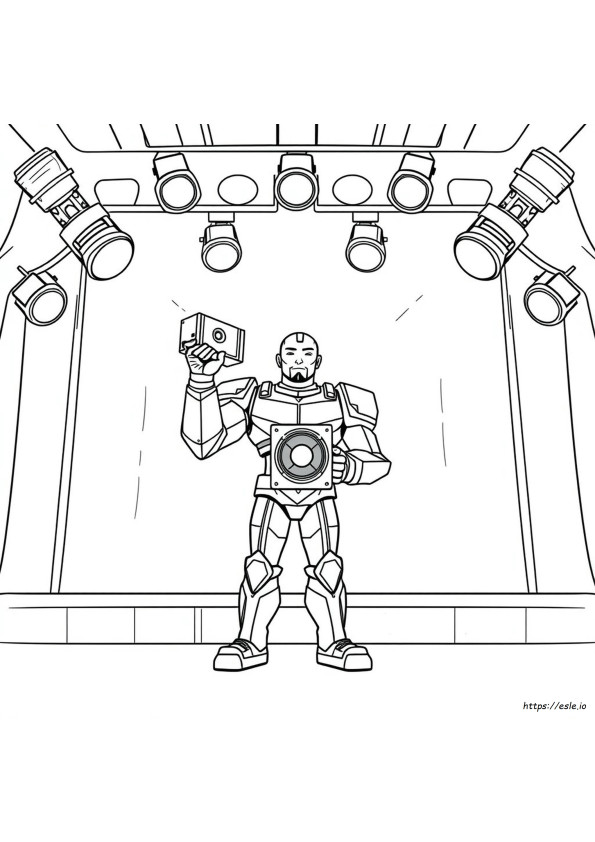 Titan Speakerman Boyama Sayfası