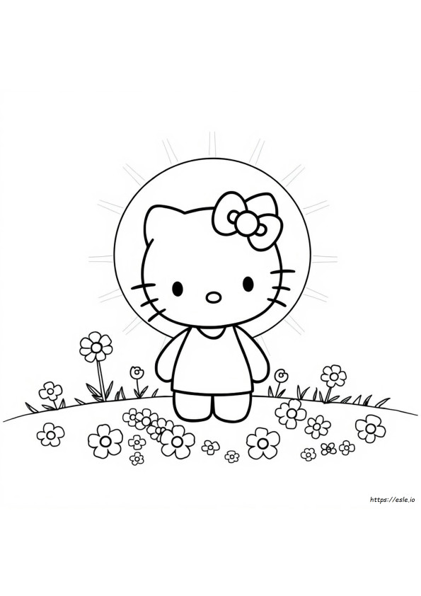 Coloring Pages Hello Kitty Print