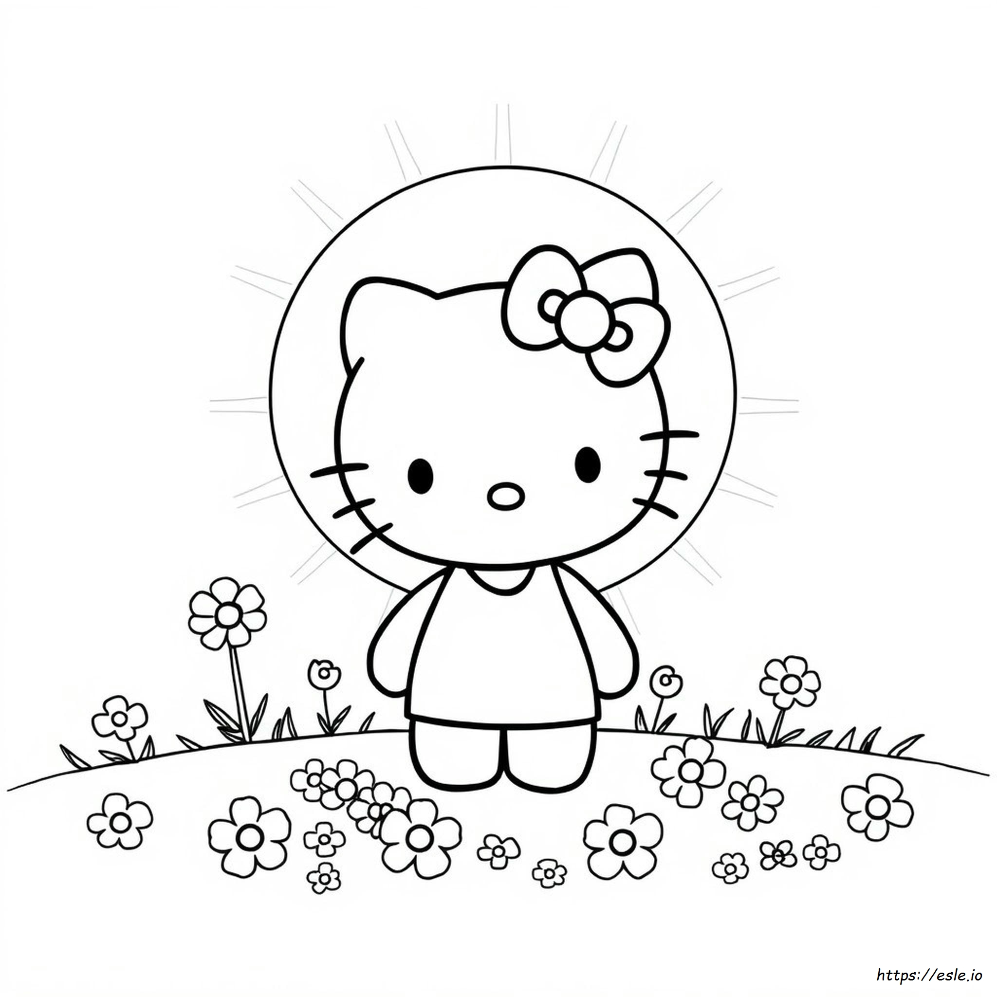 Hello Kitty Para Colorear E Imprimir