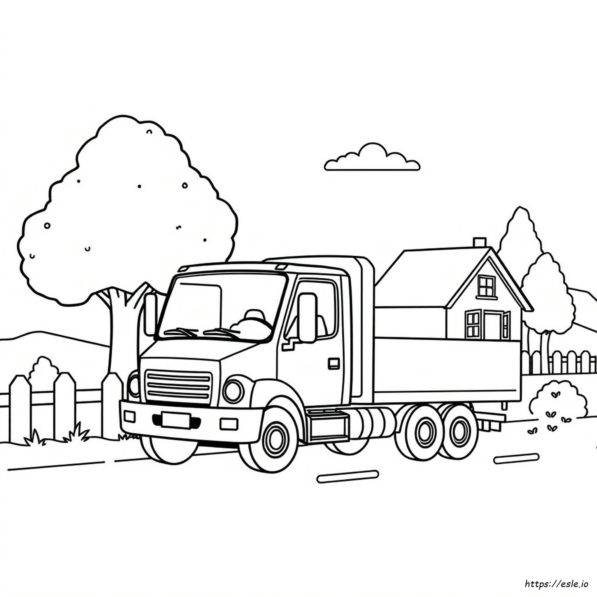 Lkw Ausmalbilder Zum Ausdrucken