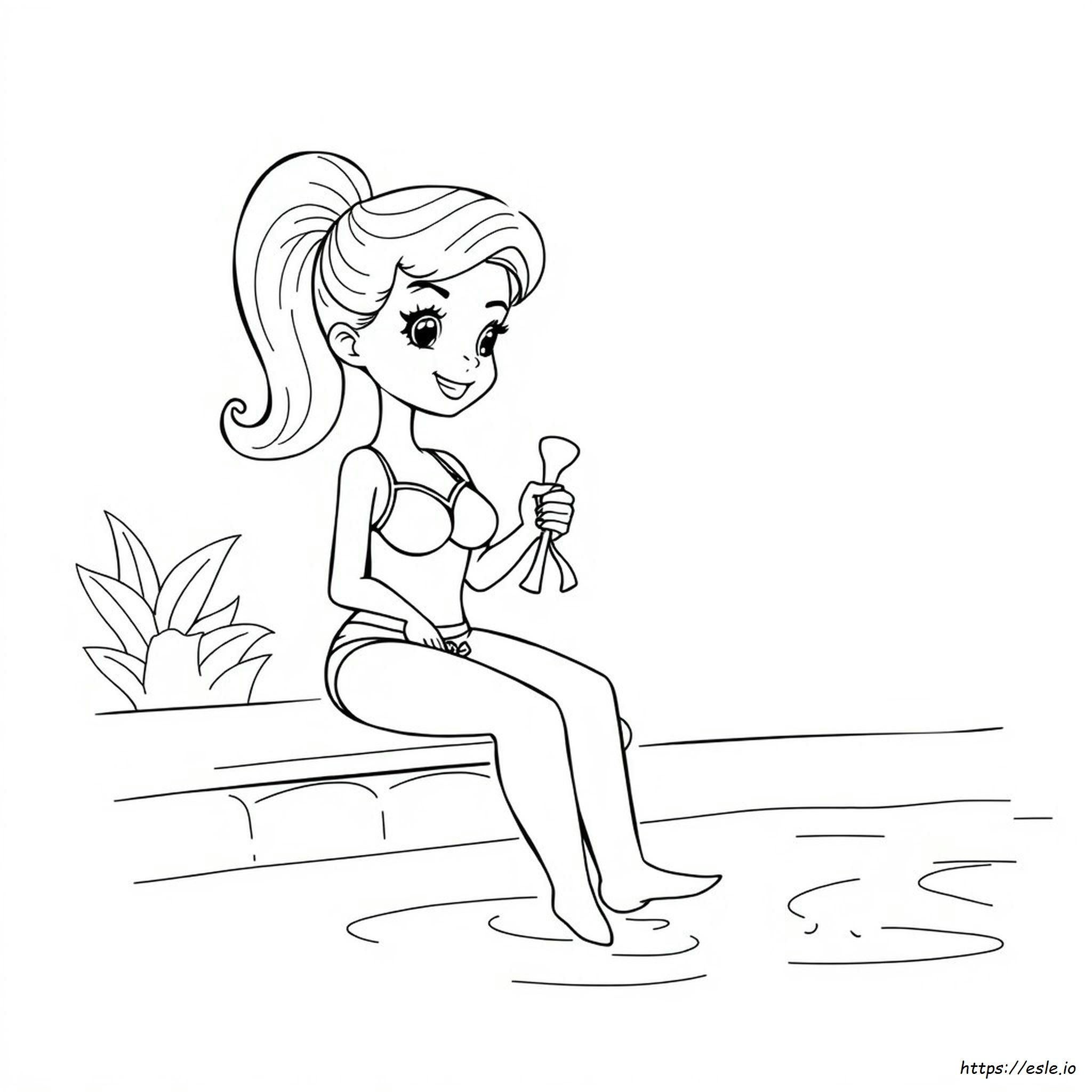 Bobbie Goods Pool Coloring Page
