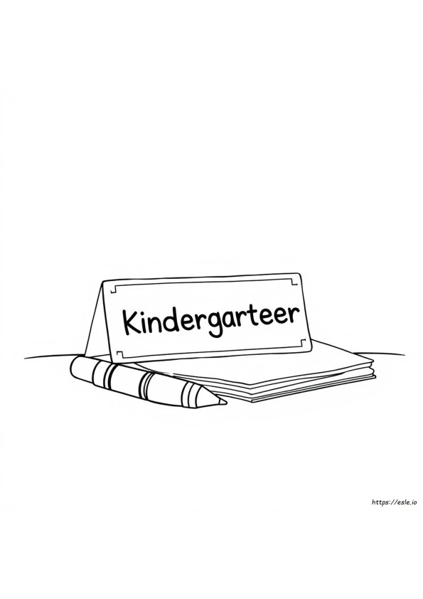 Name Coloring Pages Kindergarten