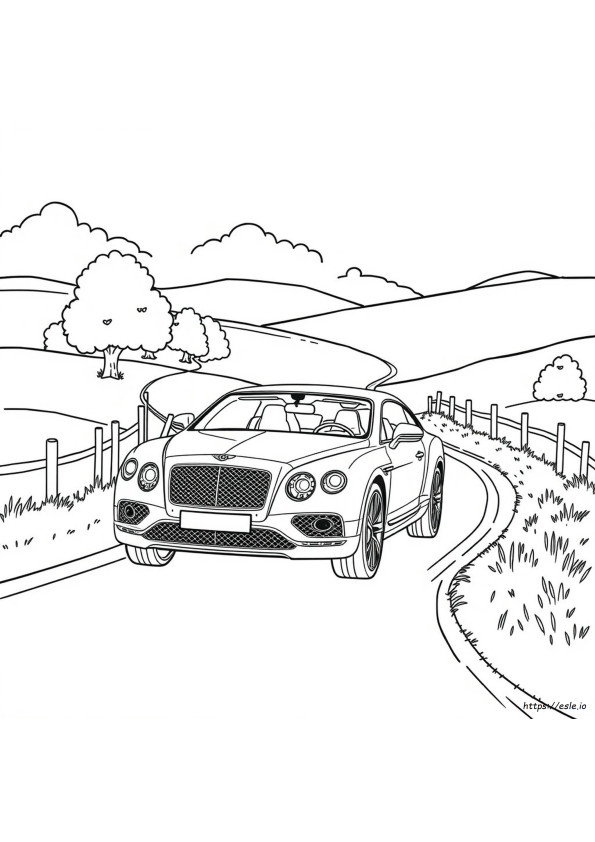 Bentley Para Colorir