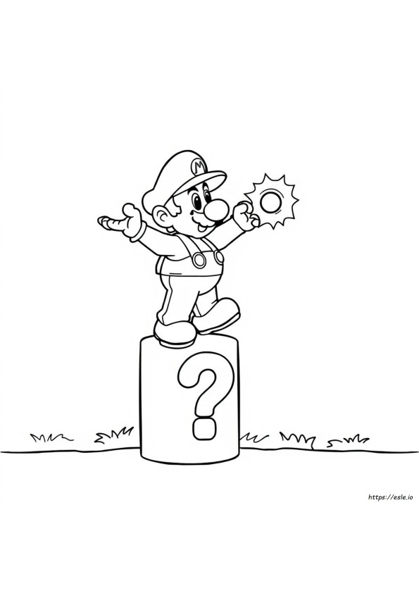 Mario Coloring Book Pages