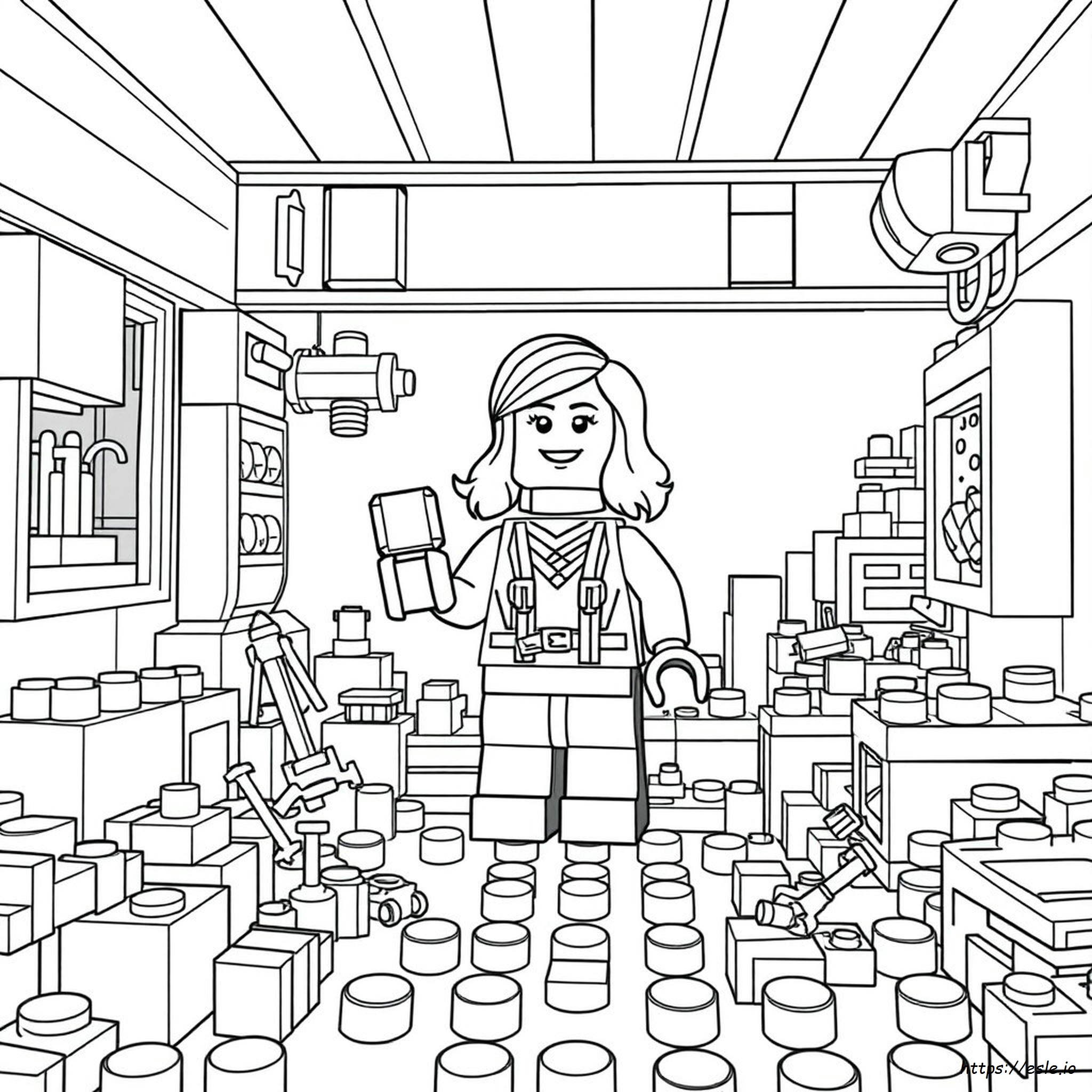 Lucy De La Película Lego Para Colorear