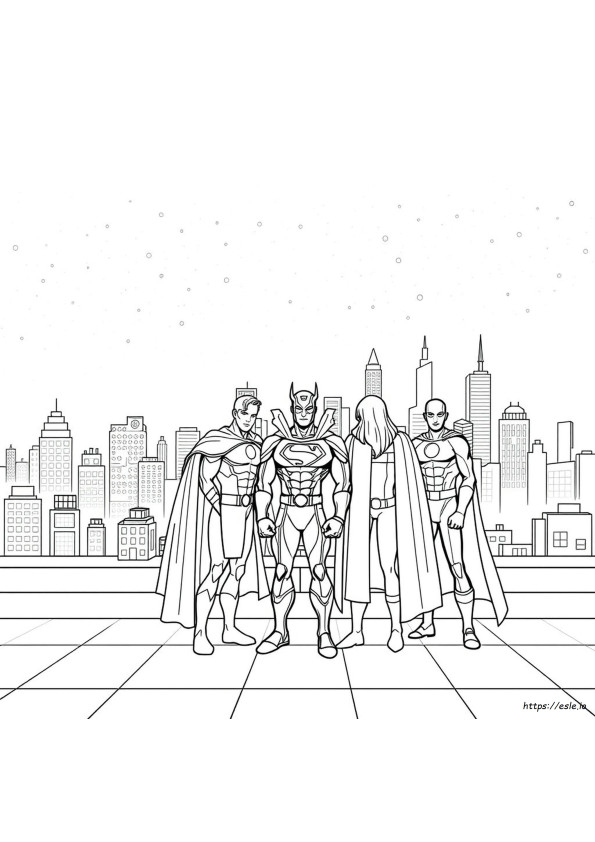 Marvel Szuperhősök Nyomtatható Színező Oldalak