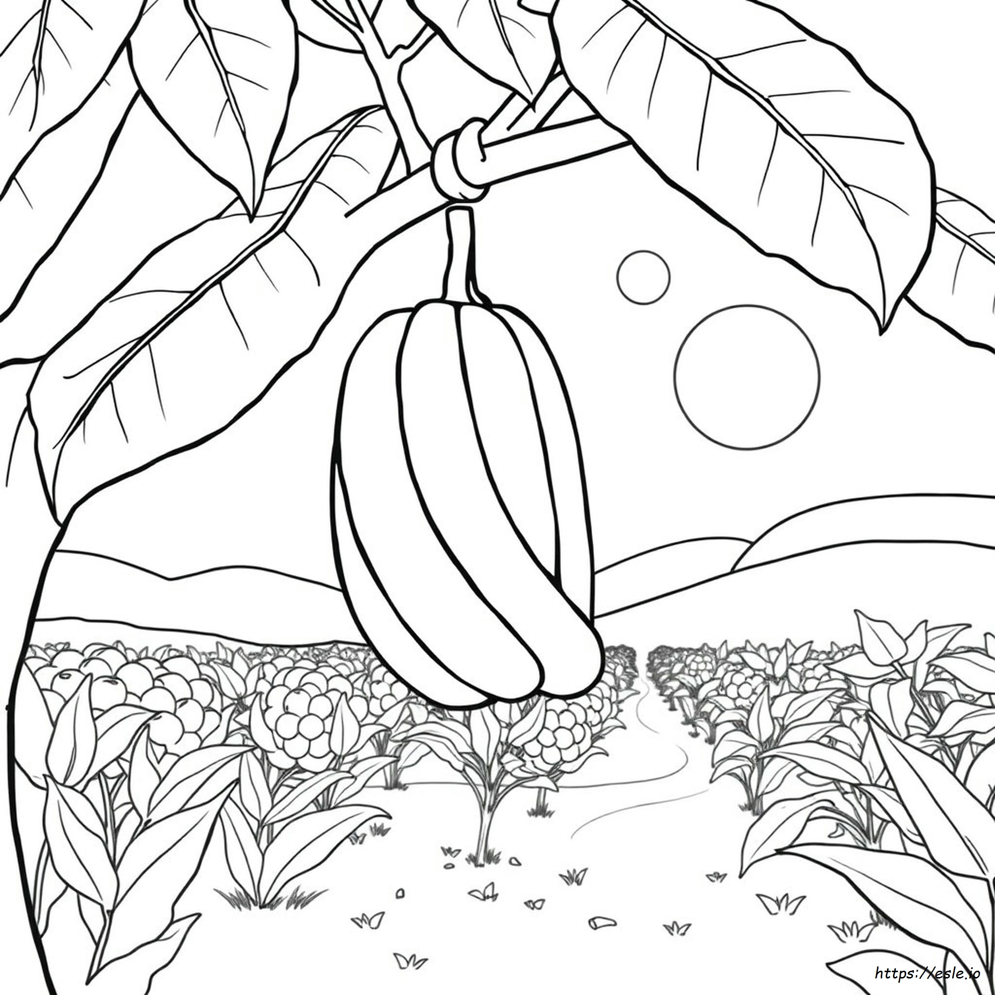 Banana Clipart Coloring