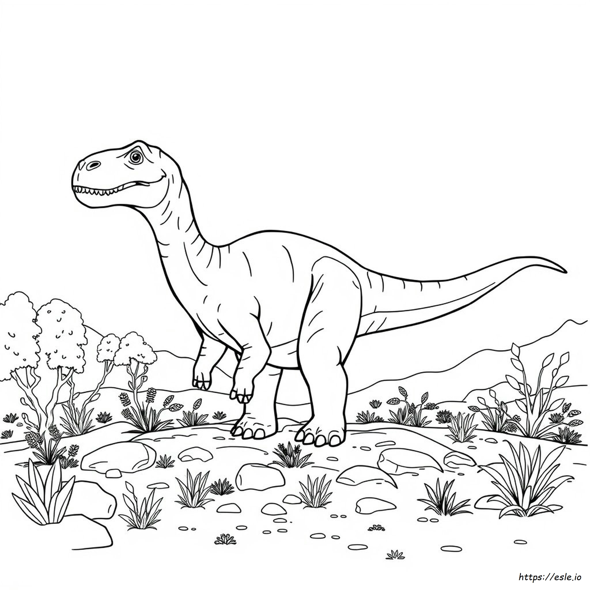 Giganotosaurus Realistische Dinosaurier Ausmalbilder