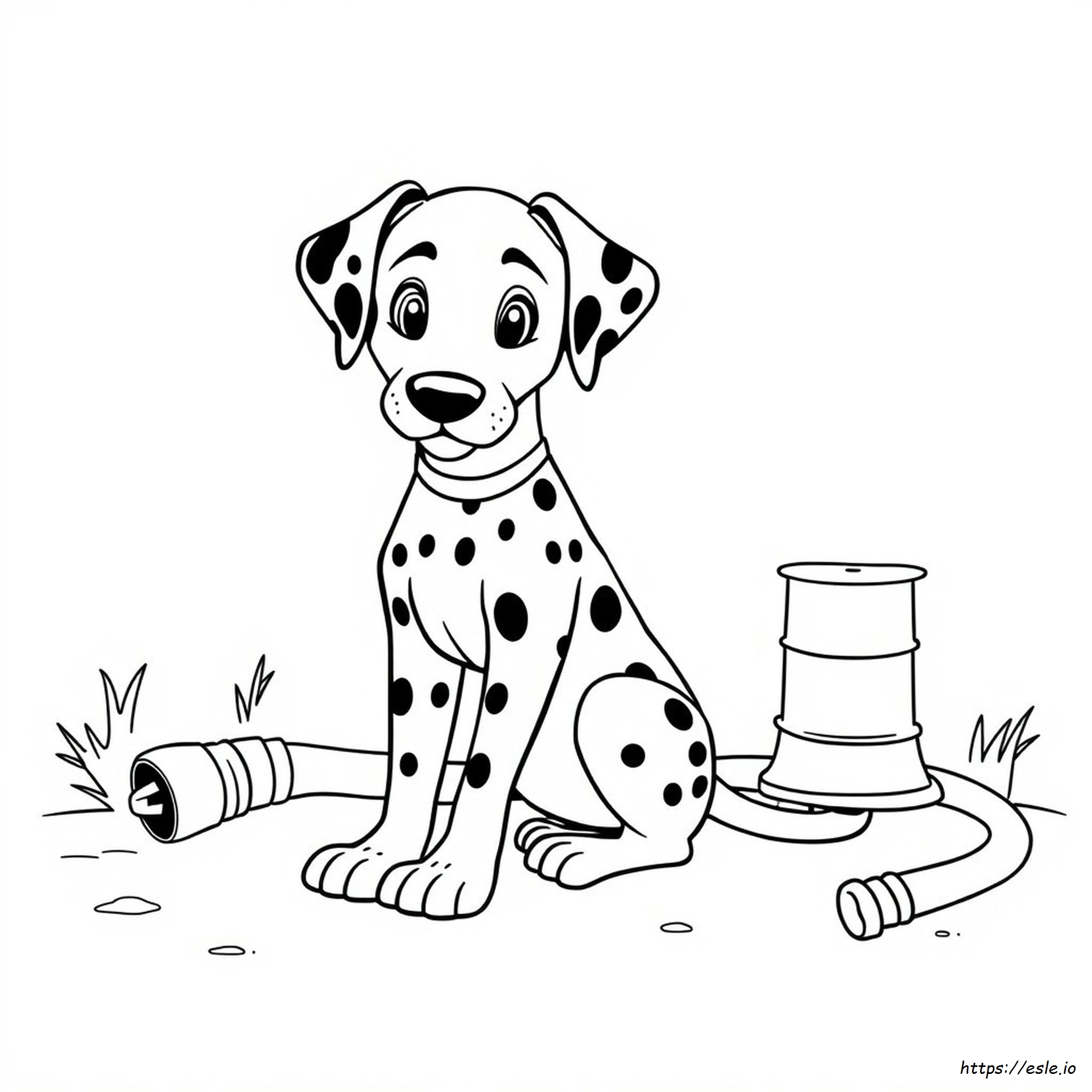 Dalmatian Coloring Pages Printable