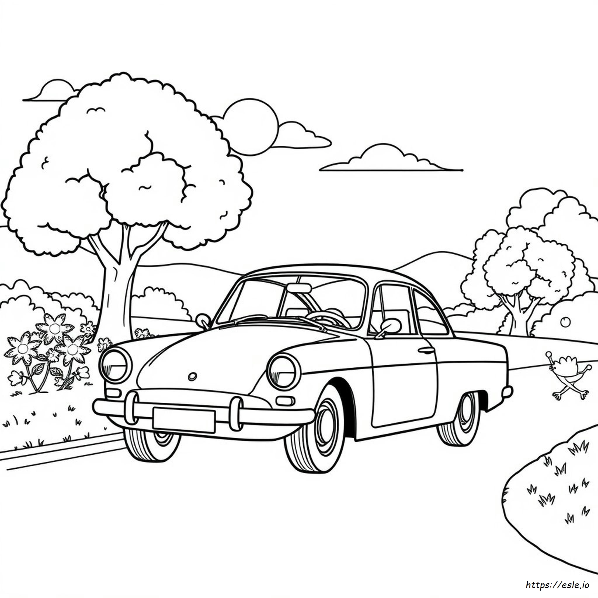 Free Printable Classic Car Coloring Pages