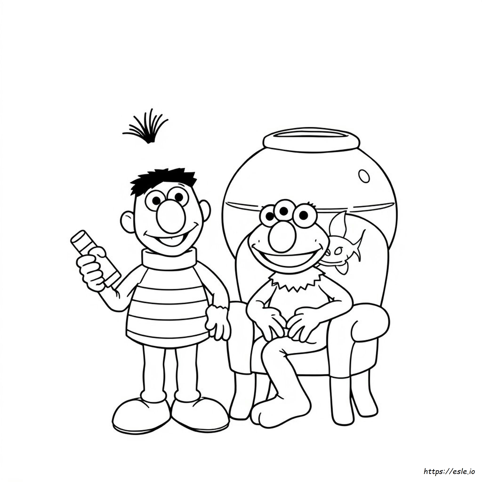 Sesame Street Bert And Ernie Coloring Pages Sesame Street Bert And Ernie Coloring Pages