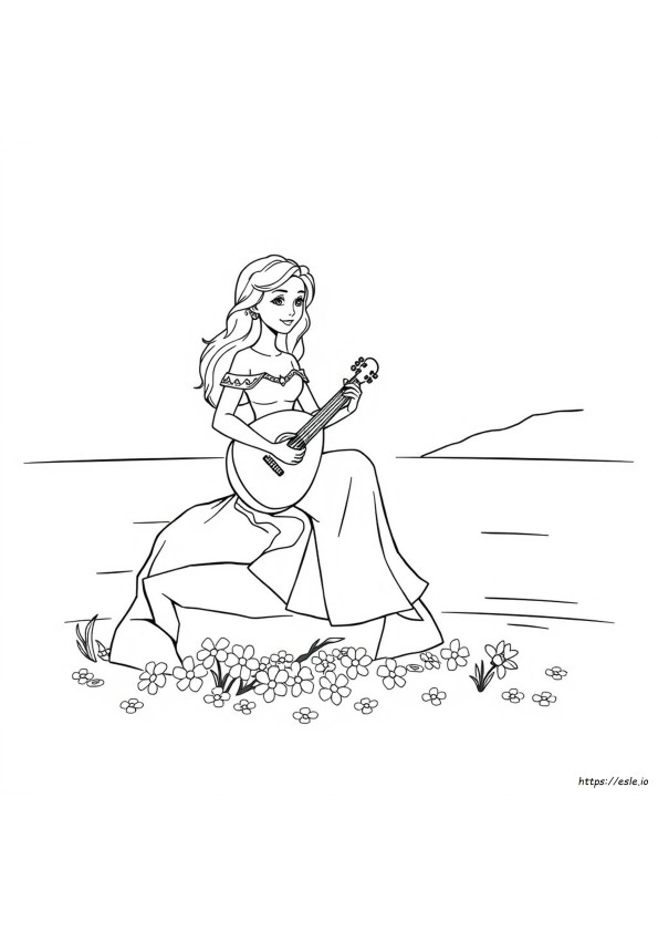 Coloriage Aria