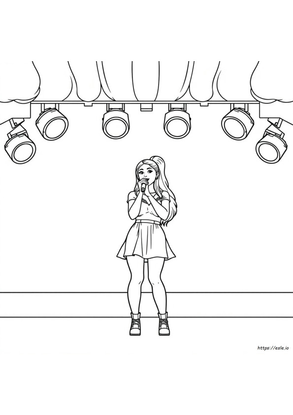 Ariana Grande Mewarnai