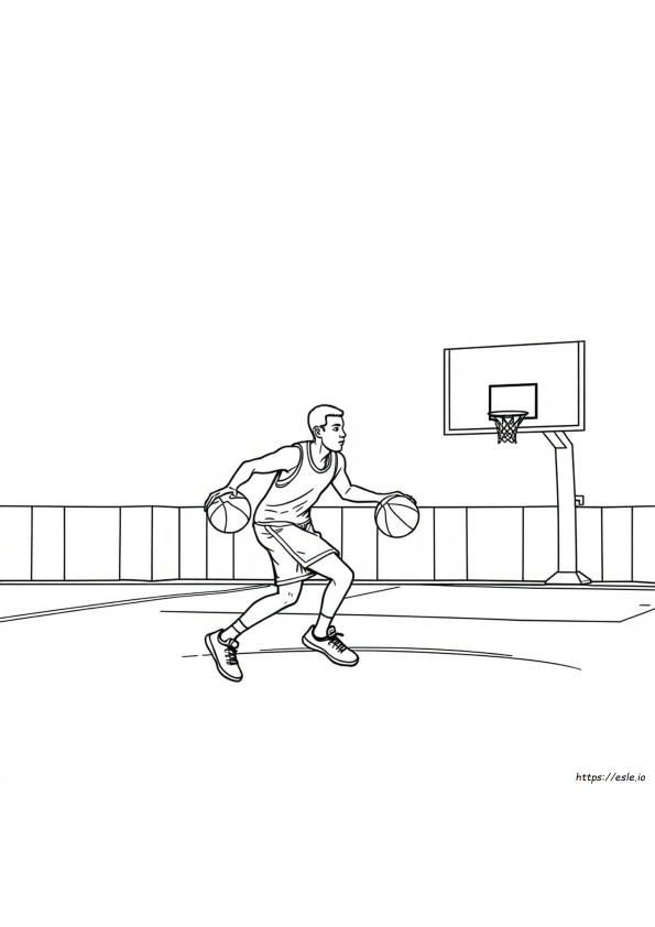 Dibujos De Baloncesto Para Colorear Imprimibles