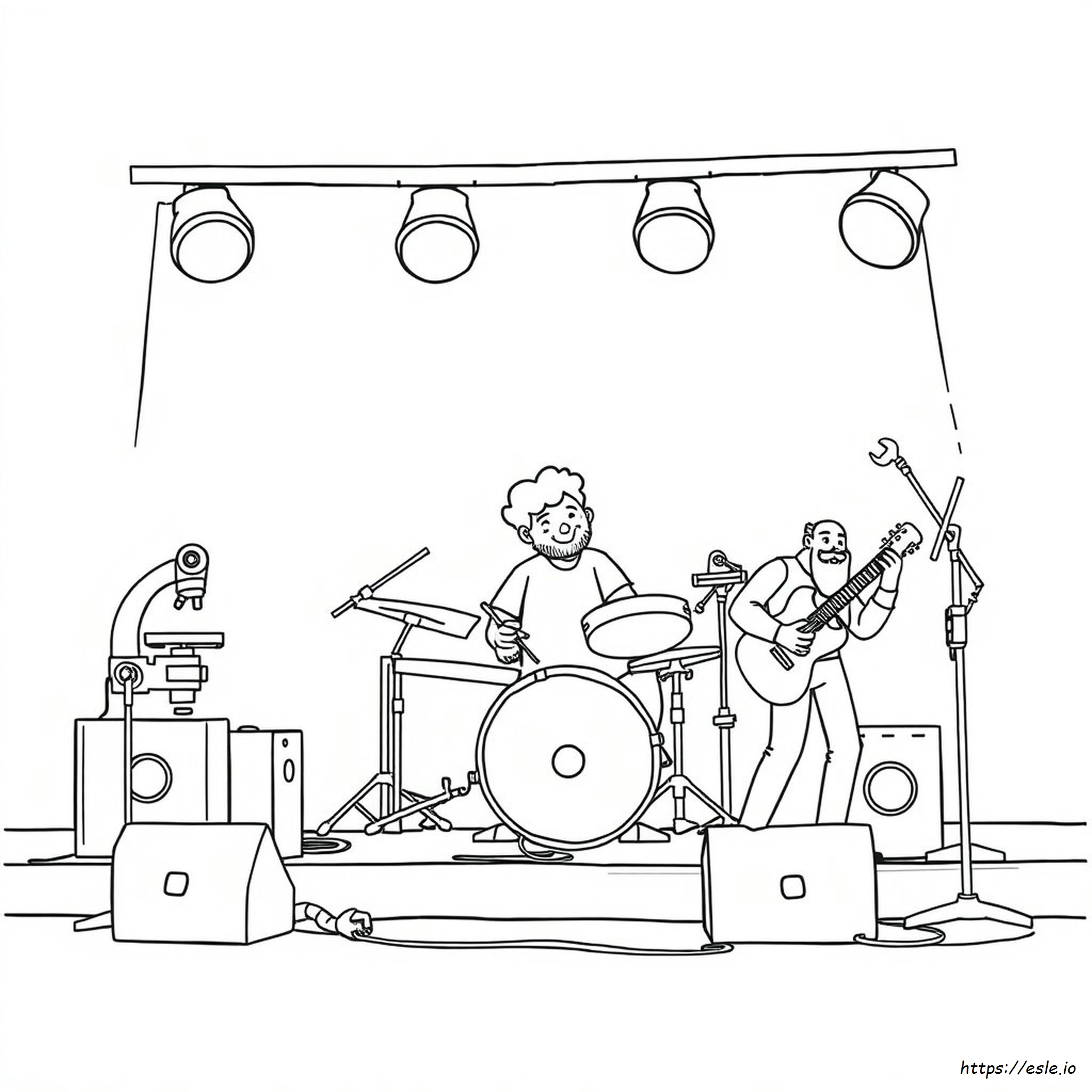 Tool Band Coloring Pages
