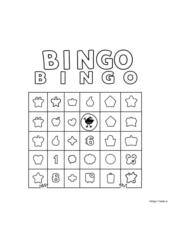 Gambar Mewarnai Bingo Dauber Dapat Dicetak Gratis