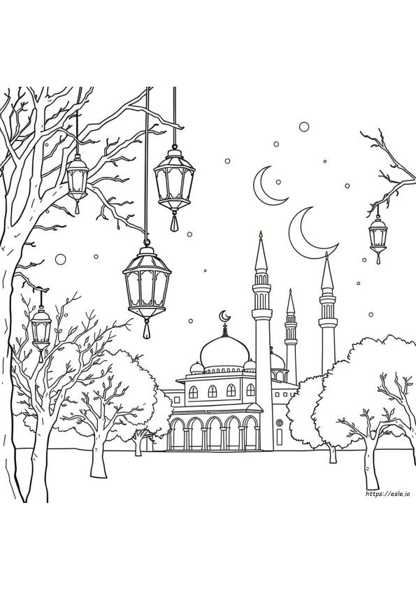 Desenhos Para Colorir Do Ramadã