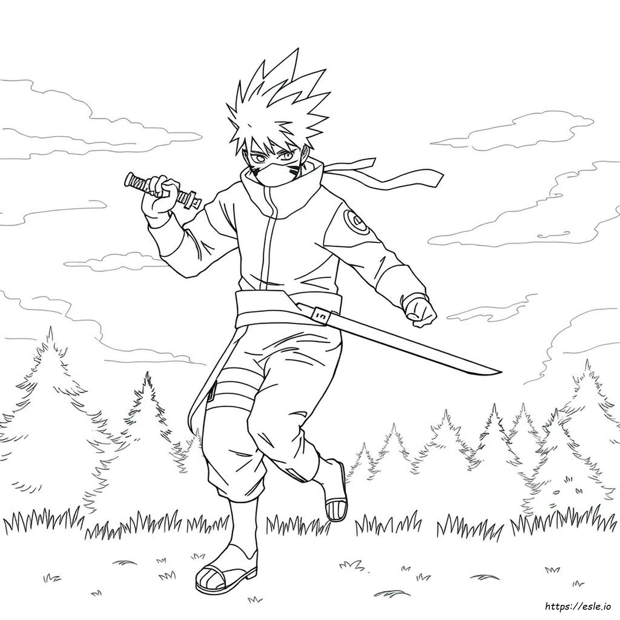 Disegni Di Kakashi Di Naruto Da Colorare E Stampare
