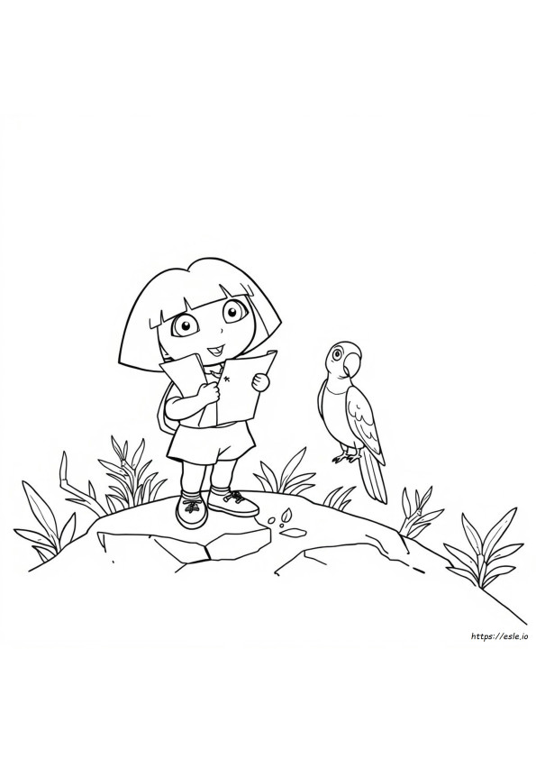 Dora Da Colorare